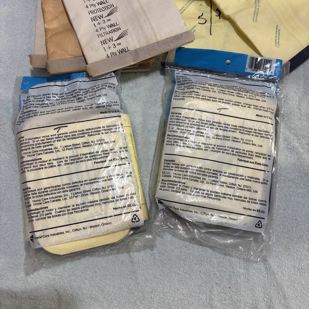 Lot‎ of  13 Bags Home Care Vacuum Bags For Electrolux Canister Tank #3020